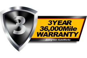 3 Year Warranty at Evergreen Autoworks